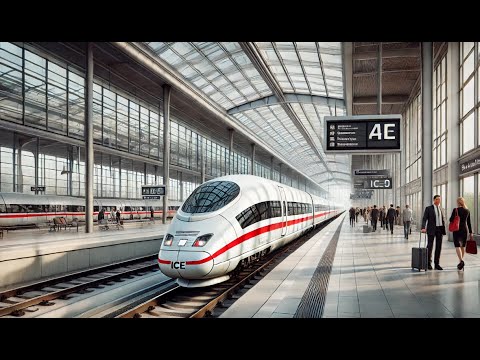 DB Regional Train Journey Karlsruhe to Mannheim | Parallel ICE High-Speed Train Ride
