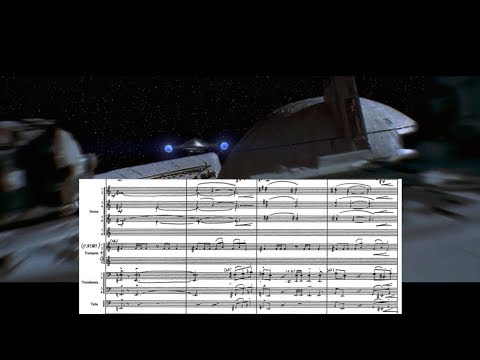Phantom Menace: "Escape From Naboo" with brass sheet music