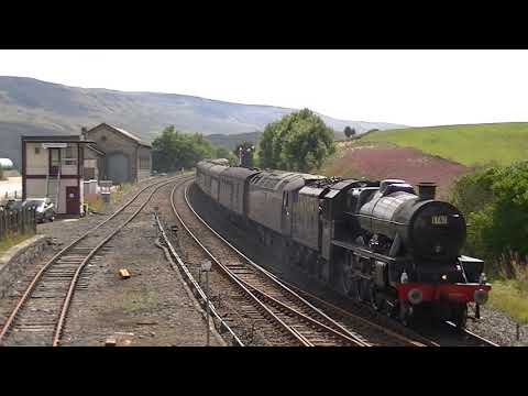 The Waverley WCR 47237 & LMS Jubilee 45690 Leander 1Z45 Kirkby Stephen 110818