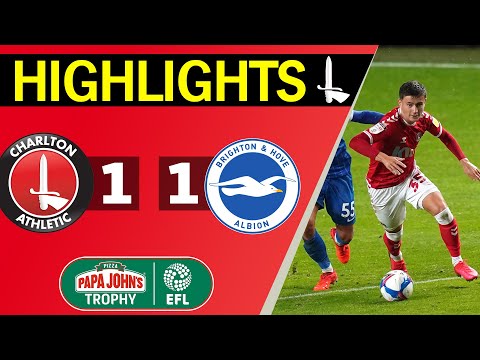 CHARLTON 1-1 BRIGHTON U21s (4-1 pens) | Papa John's EFL Trophy Highlights (September 2020)