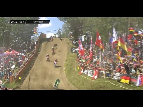 Prado and Herlings push hard in lap 1 MXGP Race 1 | MXGP of Czech Republic 2024