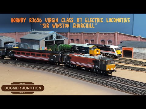 Hornby R3656 Virgin Class 87   Electric Locomotive “SIR WINSTON CHURCHILL” Box Opening