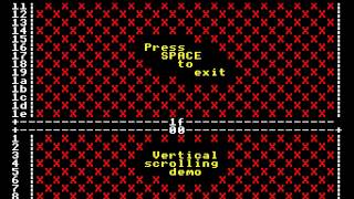 MODE 1 Scrolling Demo