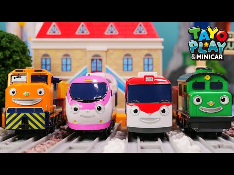 Titipo Opening Song for Kids l Toy Play and Song l Train Song l TITIPO TITIPO l Tayo Play & Minicar