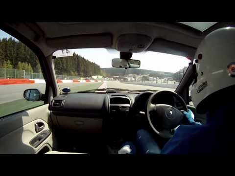 Spa Francorchamps in a Renault Clio 1.4 16v