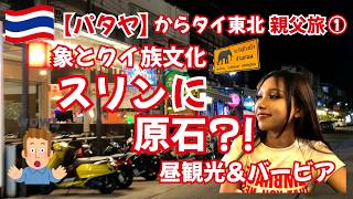 パタヤからスリン・ブリラム・コラートへ、親父4人のタイ国内旅行記1日目、スリンの昼観光&夜の街を探検してみた