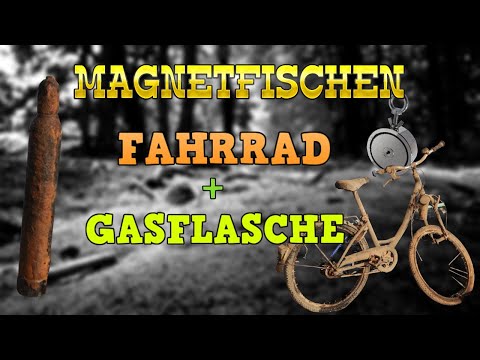 🧲MAGNETANGELN🧲 GASFLASCHE!? | ERSTES FAHRRAD GEFUNDEN! | Magnetfischen - Angeln - Magnet fishing 🧲