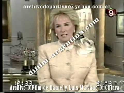 Almorzando con Mirtha Legrand - Mirtha habla de la muerte de Leonardo Simons 1996
