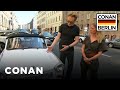 Conan Drives A Rickety East German Trabant