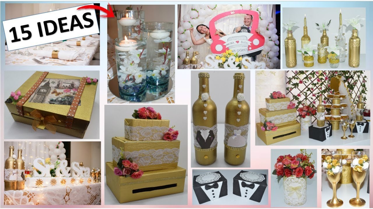 Watch 15 Ideas Fáciles para DECORAR una BODA (MANUALIDADES PARA MATRIMONIO) Now 15 Ideas Fáciles para DECORAR una BODA (MANUALIDADES PARA MATRIMONIO)