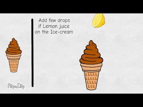 Very easy method to identify adulterant in Ice-cream.