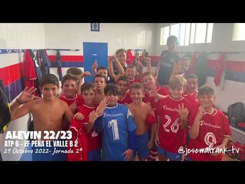ALEVIN J2ª 22/23 🎥 RESUMEN GOLES, PARADAS Y JUGADAS CANTERA ATLETICO PUEBLONUEVO