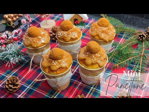 Cómo hacer mini panettone navideños