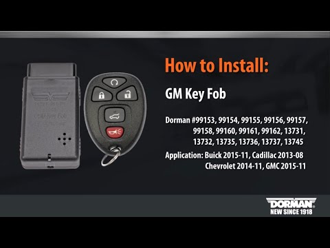 How to Program a Dorman Key Fob for Select GM Vehicles