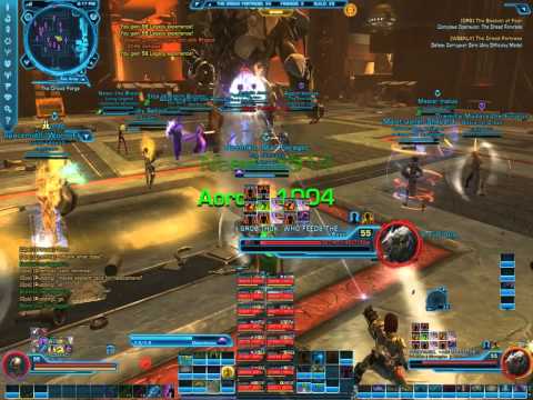 SWTOR - Dread Fortress 16man Story Mode - Full Run