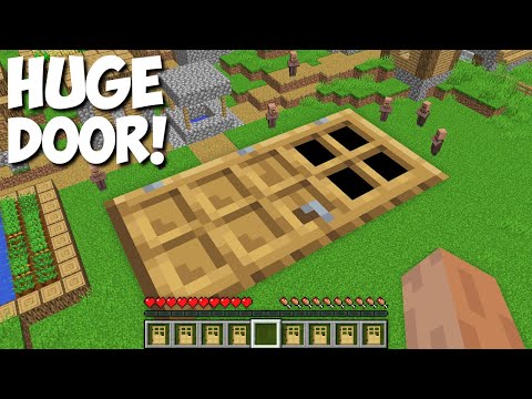 Lemon Craft - What is BEHIND this HUGE DOOR in Minecraft ? BIGGEST DOOR !