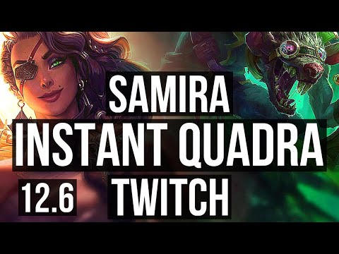 SAMIRA & Renata Glasc vs TWITCH & Lulu (ADC) | Instant Quadra, 23/6/7 | EUW Master | 12.6
