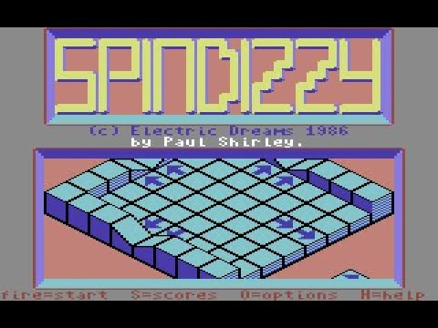 Spindizzy Review for the Commodore 64 by John Gage