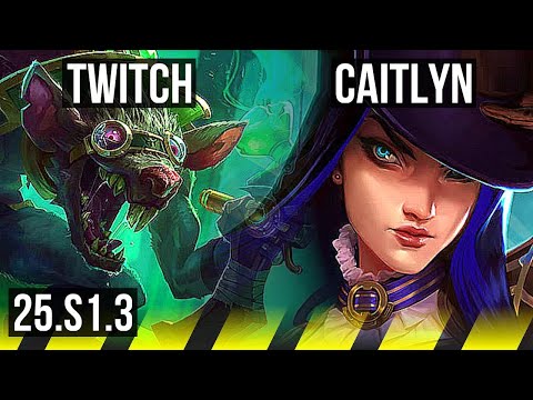 TWITCH & Lulu vs CAITLYN & Janna (ADC) | Legendary | EUNE Master | 25.S1.3