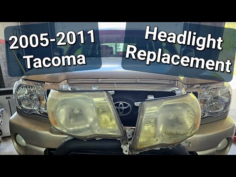 How to Replace Headlights 2005 - 2011 Toyota Tacoma Headlight Replacement
