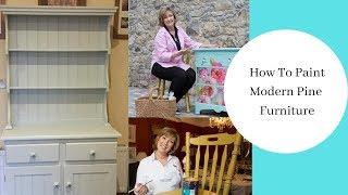 How To Paint Modern Pine