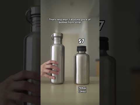 $7 vs $30 Stainless Steel Bottles (IKEA vs Klean Kanteen) 🤔