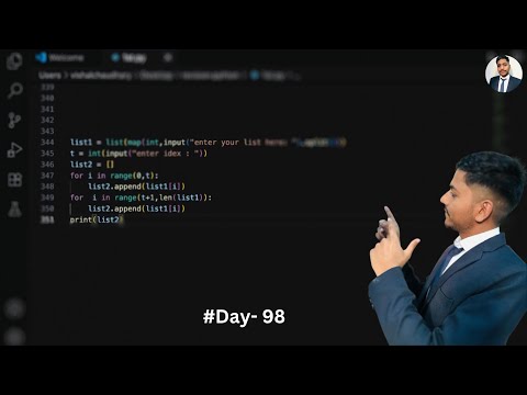 Python Program To Remove A Element From A List At A Given Index Codeeveryday 100daysofcode
