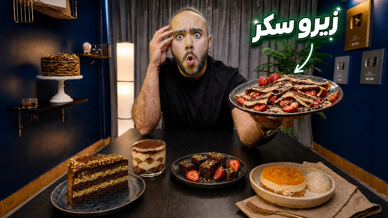اختراعات 💡 اكل زيرو سكر ( دايت 🧁 )  - هنخس كلنا سوا 😍