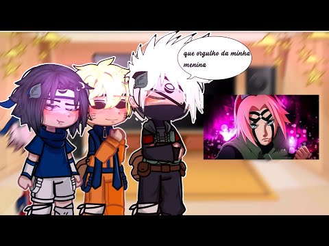 💗° time 7 reagindo ao rap da Sakura (esforço e dedicação)°💗 @FunkeiraDeKonoha / gn naruto🍥