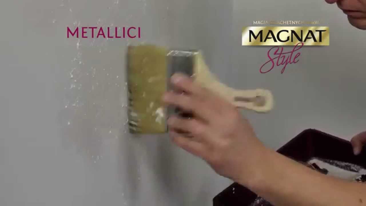 Jak malować farbą strukturalną Metallici Magnat Style - film instruktażowy