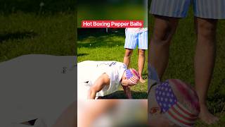 Hotboxing a Tent With Pepper Balls Was a HUGE Mistake! #shorts #funny #comedy