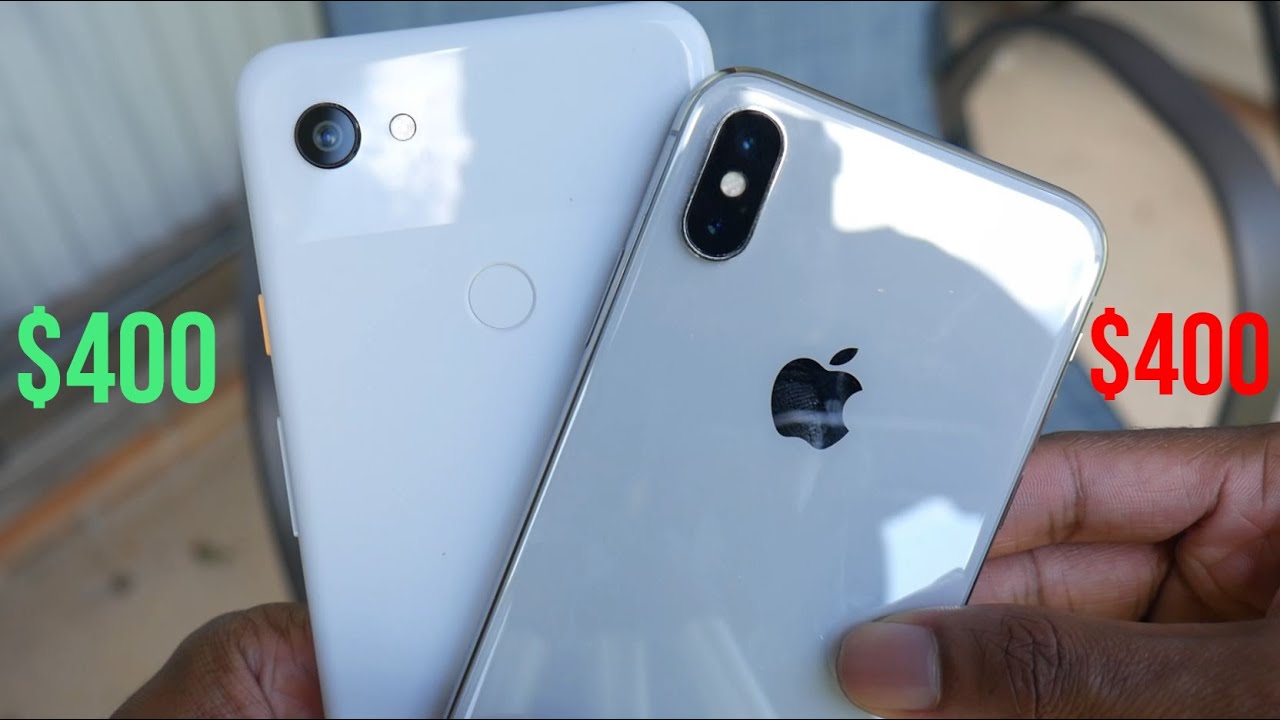 IPhone X VS Google Pixel 3a XL In 2020! (Cameras, Specs & Hardware)