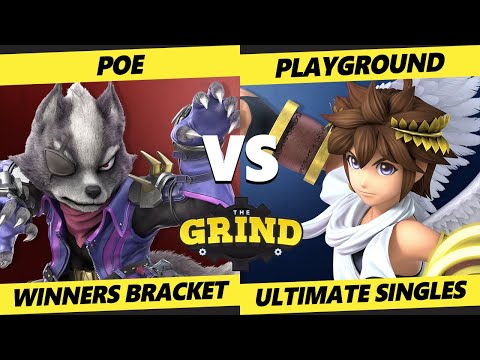 The Grind 151 Winners Bracket - Poe (Wolf) Vs playGround (Pit) Smash Ultimate SSBU