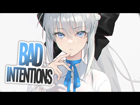 Nightcore - BAD INTENTIONS \\ NEONI x NOCTURN (Lyrics)