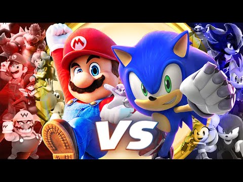 Mario vs Sonic 2. [Voces IA] Épicas Batallas de Rap del Frikismo S2 | Keyblade ft. Varios
