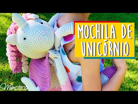 MOCHILA DE UNICÓRNIO - DICA AMIGURUMI #20