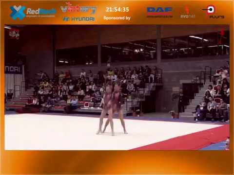 Ukrainian Federation SEN WP Dynamic Bohdanova Ella and Veresova Anastasiia Fiac 2015