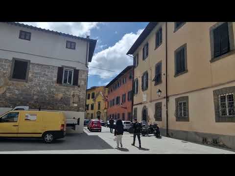 Pisa, Italy Walking Tour (4k ultra hd 60fps) - From Piazza dei Cavalieri to Piazza Dante - 2024