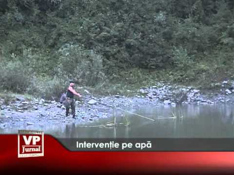 Intervenție pe apă