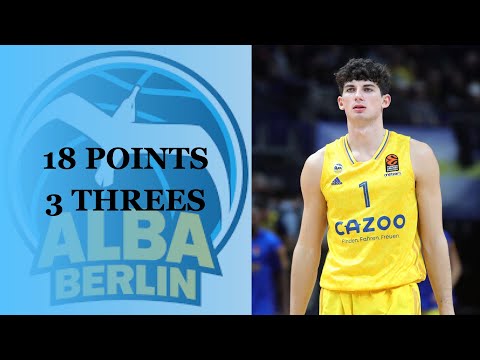 Gabriele Procida Highlights 18 Pts, 3 threes vs. Real Madrid 24/25 Season