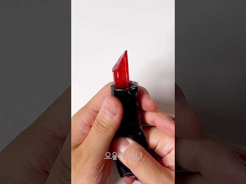 립스틱 💄 말랑이 만들기 - DIY Lipstick Squishy with nano tape #shorts