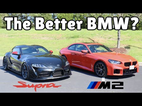 2023 BMW M2 vs 2023 Toyota Supra! Did Toyota Build a Better Manual Sportscar?