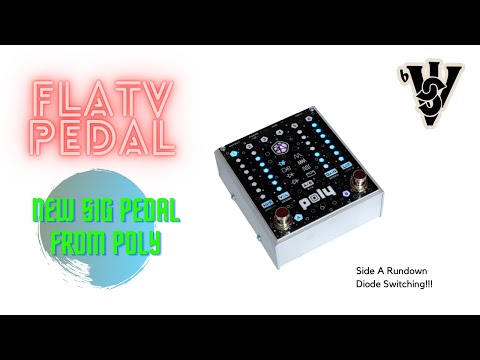 Poly Effects Josh Smith Flat V 2-Channel Overdrive Pedal w/ TRS MIDI image 10