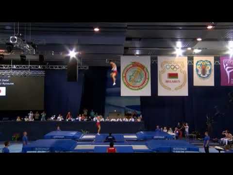 20170819トランポリンW杯ミンスク シンクロ岸大貴＆堺亮介 決勝