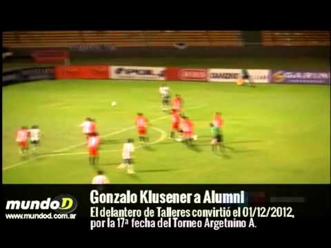 Candidato a mejor gol de Talleres en el 2012: Gonzalo Klusener