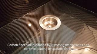 Carbon Fiber Kitchen Apron Sink
