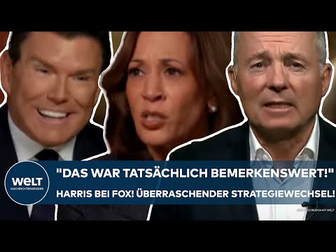 Video Thumbnail: USA: "Das war tatsächlich bemerkenswert!" Kamala Harris bei Fox! Dieser Strategiewechsel überrascht!
