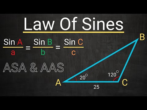Mastering the Law of Sines: AAS & ASA Explained with Clear Examples!
