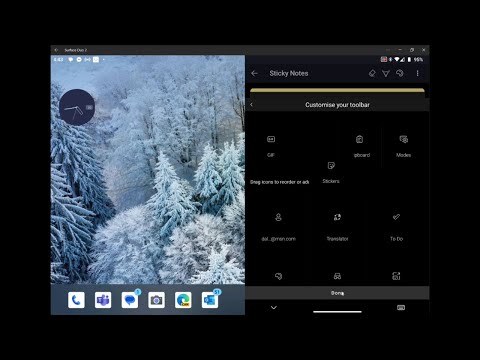 Configuring the toolbar in Swiftkey on Microsoft Surface Duo and other Android Devices
