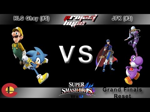 Singles - JFK (Marth, Shiek, Yoshi) vs HLG Ghey (Sonic, Luigi) - GFR